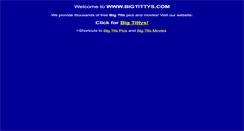 Desktop Screenshot of bigtittys.com